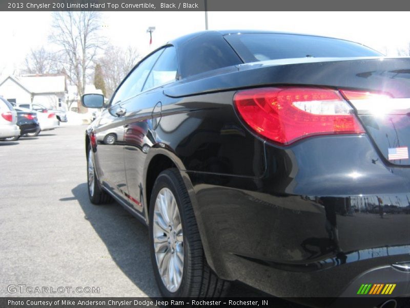 Black / Black 2013 Chrysler 200 Limited Hard Top Convertible