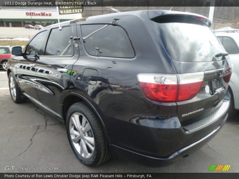 Blackberry Pearl / Black 2011 Dodge Durango Heat
