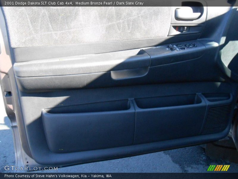 Medium Bronze Pearl / Dark Slate Gray 2001 Dodge Dakota SLT Club Cab 4x4