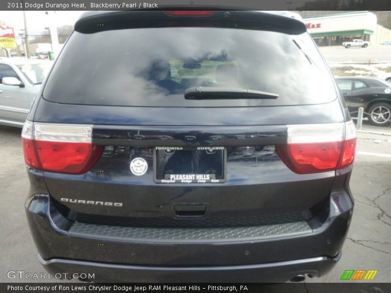 Blackberry Pearl / Black 2011 Dodge Durango Heat