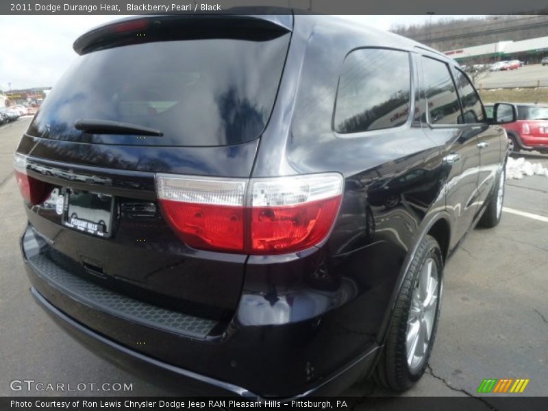 Blackberry Pearl / Black 2011 Dodge Durango Heat