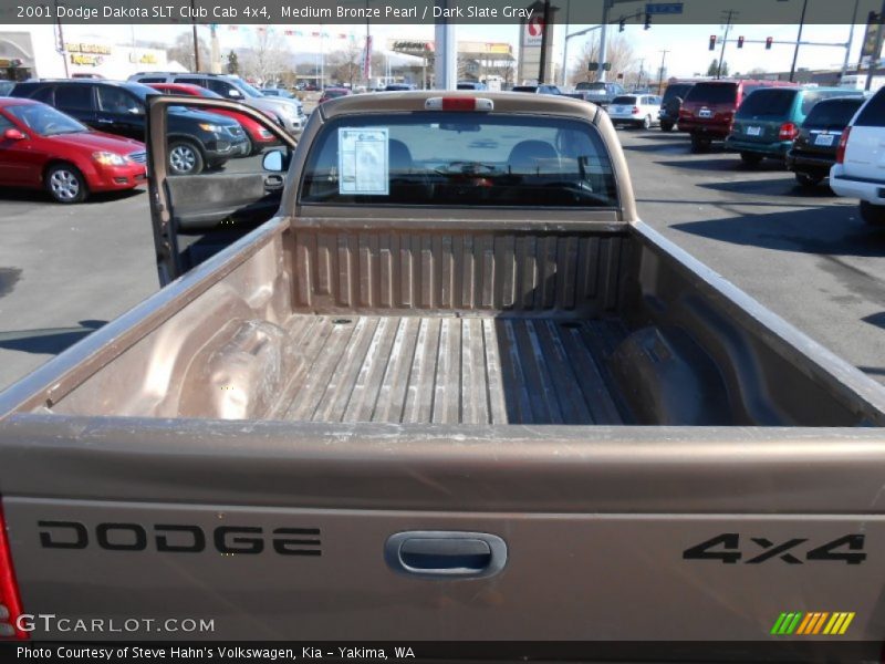 Medium Bronze Pearl / Dark Slate Gray 2001 Dodge Dakota SLT Club Cab 4x4