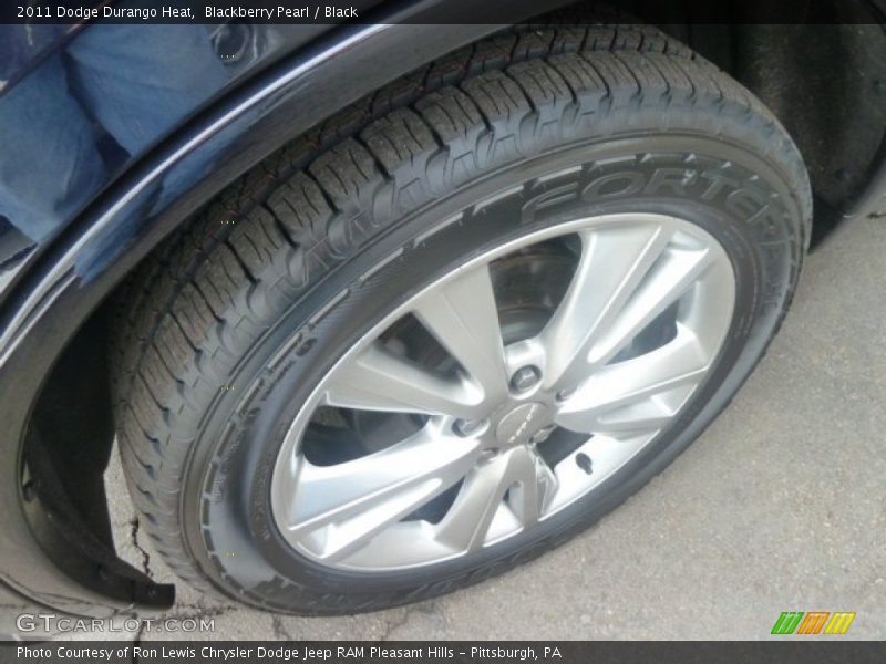 Blackberry Pearl / Black 2011 Dodge Durango Heat