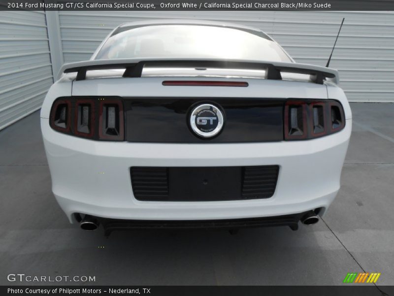 Oxford White / California Special Charcoal Black/Miko Suede 2014 Ford Mustang GT/CS California Special Coupe