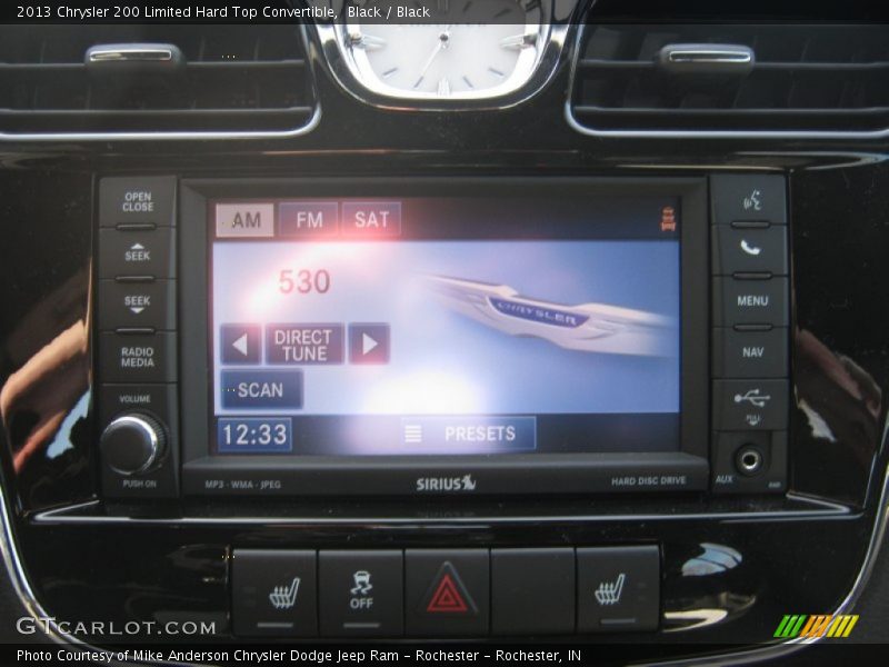 Black / Black 2013 Chrysler 200 Limited Hard Top Convertible