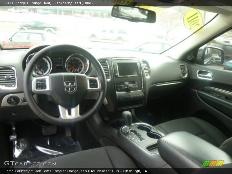 Blackberry Pearl / Black 2011 Dodge Durango Heat