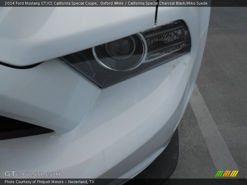 Oxford White / California Special Charcoal Black/Miko Suede 2014 Ford Mustang GT/CS California Special Coupe