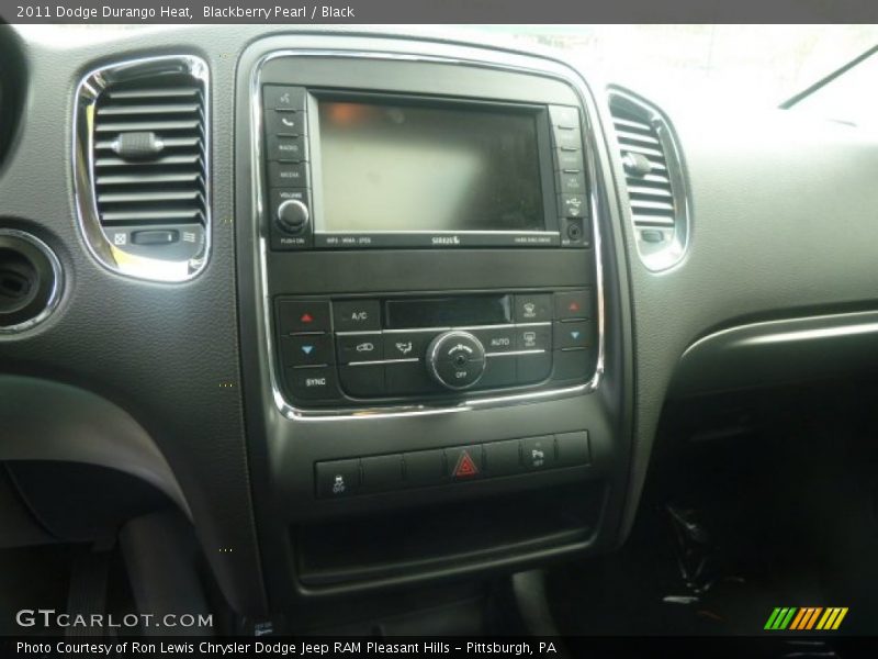 Blackberry Pearl / Black 2011 Dodge Durango Heat
