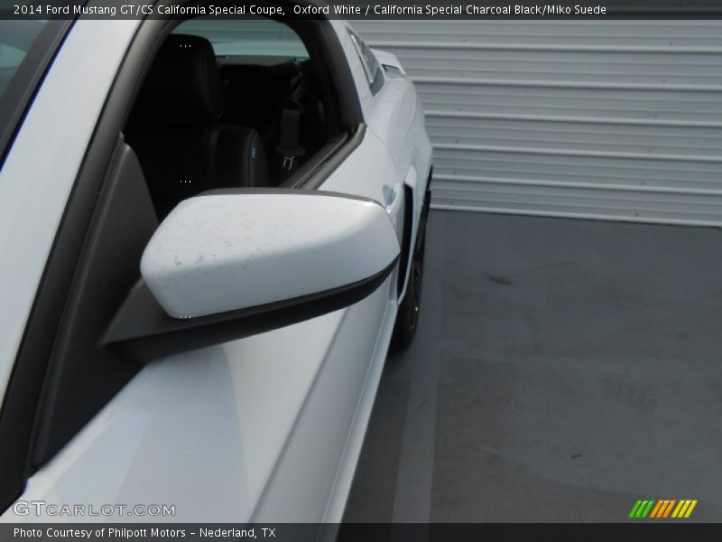 Oxford White / California Special Charcoal Black/Miko Suede 2014 Ford Mustang GT/CS California Special Coupe