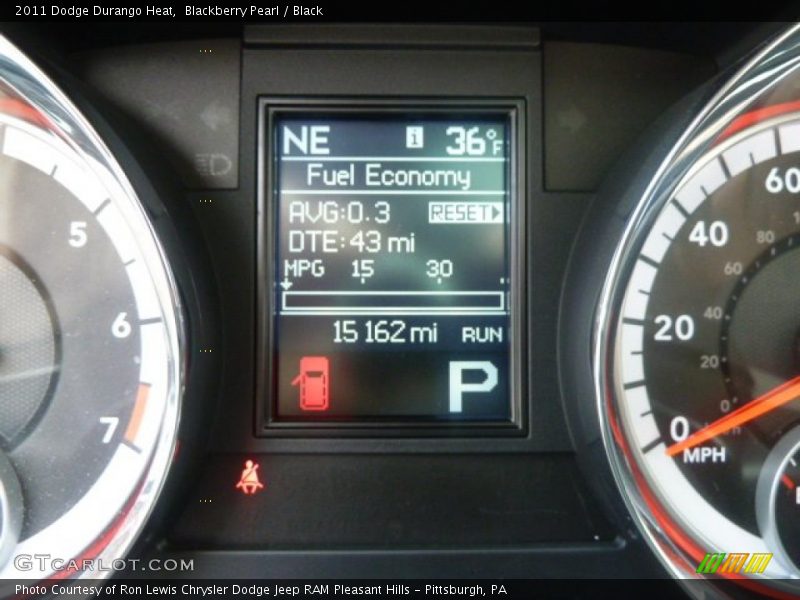 Blackberry Pearl / Black 2011 Dodge Durango Heat