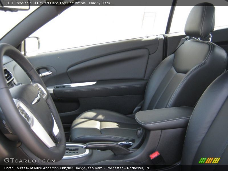 Black / Black 2013 Chrysler 200 Limited Hard Top Convertible