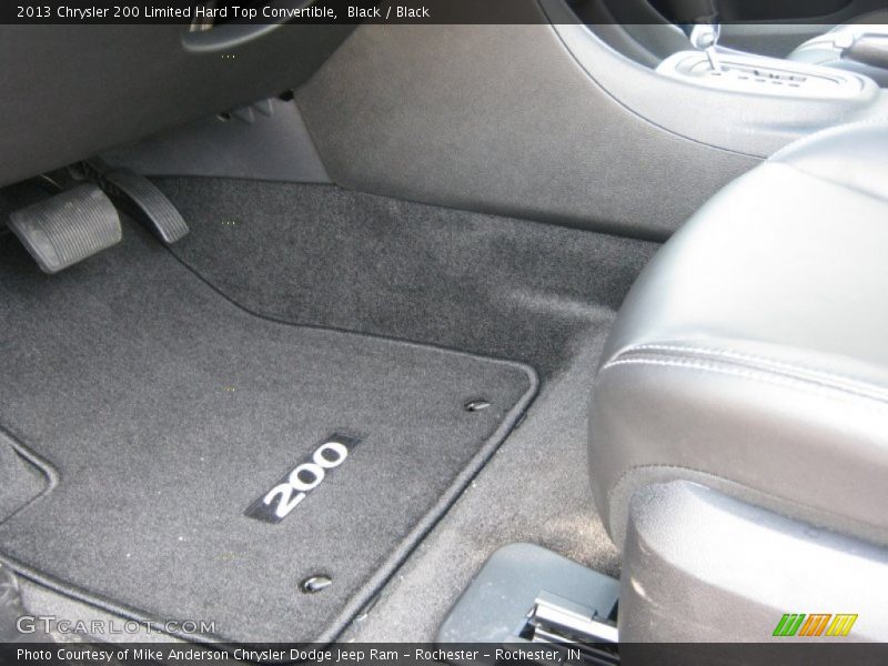 Black / Black 2013 Chrysler 200 Limited Hard Top Convertible
