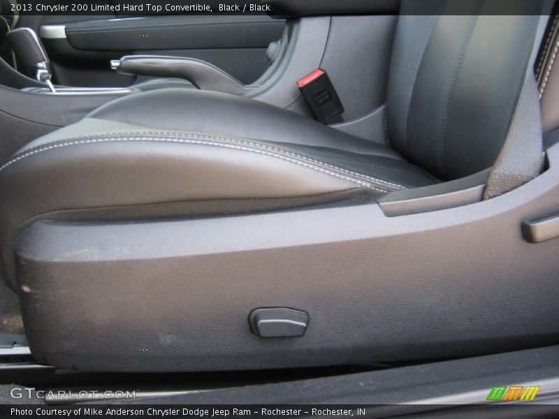 Black / Black 2013 Chrysler 200 Limited Hard Top Convertible