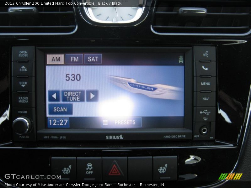 Black / Black 2013 Chrysler 200 Limited Hard Top Convertible