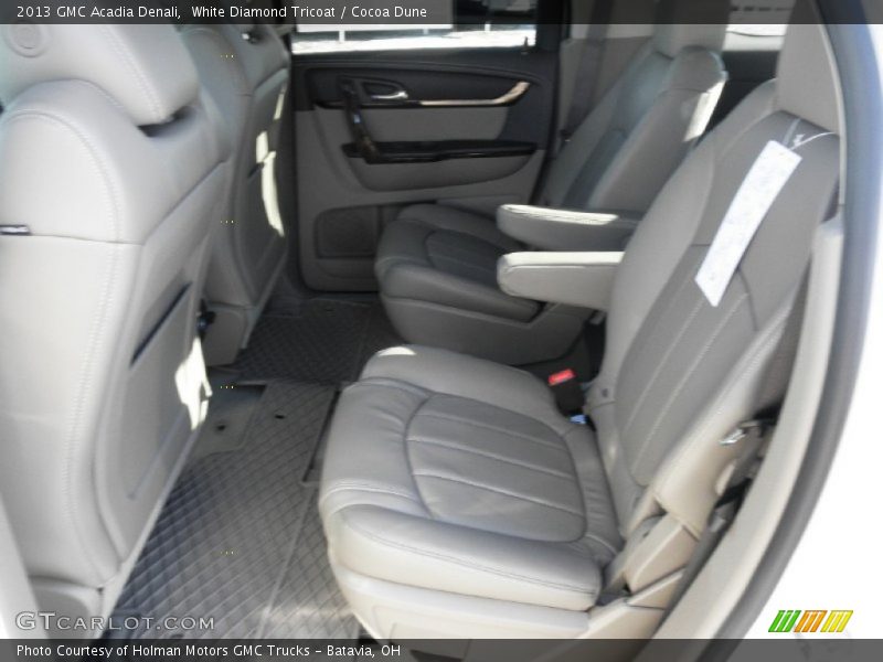 White Diamond Tricoat / Cocoa Dune 2013 GMC Acadia Denali