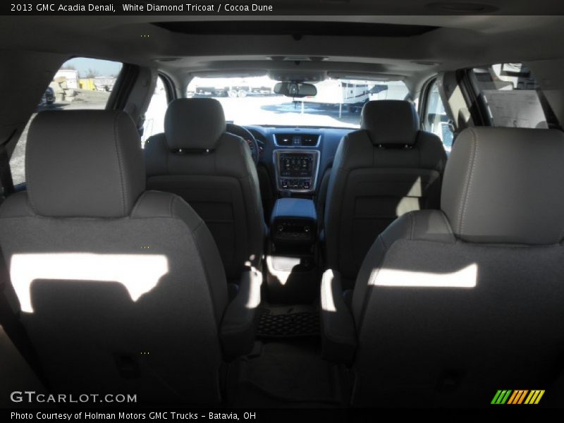 White Diamond Tricoat / Cocoa Dune 2013 GMC Acadia Denali