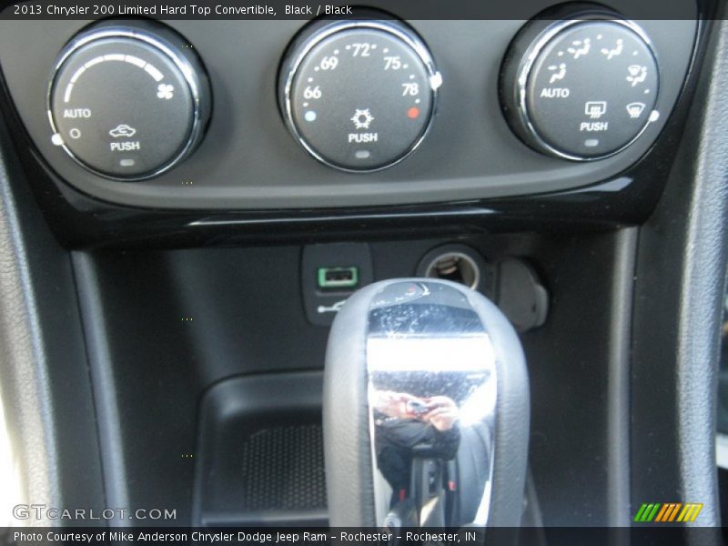 Black / Black 2013 Chrysler 200 Limited Hard Top Convertible