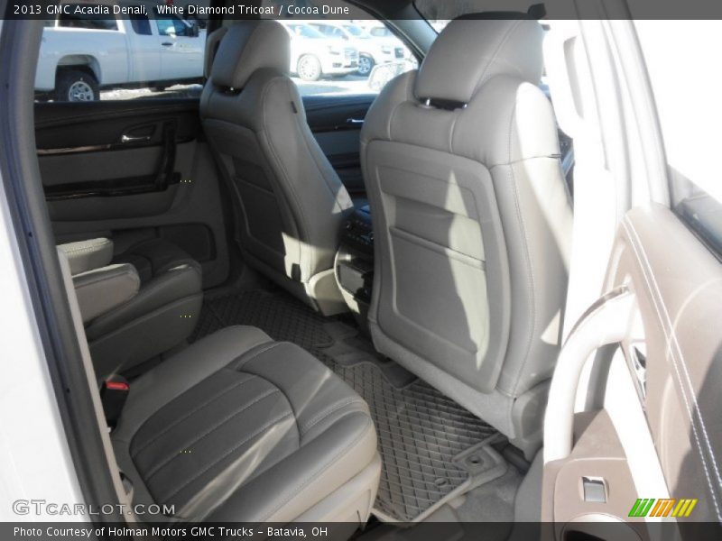 White Diamond Tricoat / Cocoa Dune 2013 GMC Acadia Denali