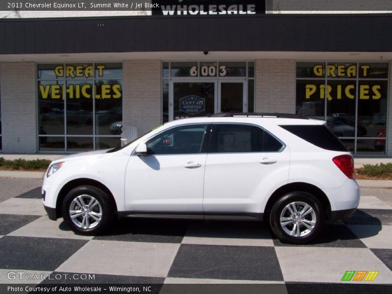 Summit White / Jet Black 2013 Chevrolet Equinox LT