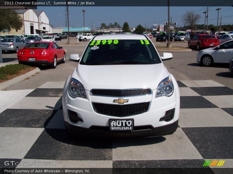 Summit White / Jet Black 2013 Chevrolet Equinox LT