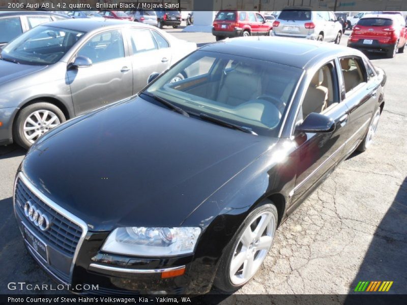 Brilliant Black / Mojave Sand 2006 Audi A8 L 4.2 quattro
