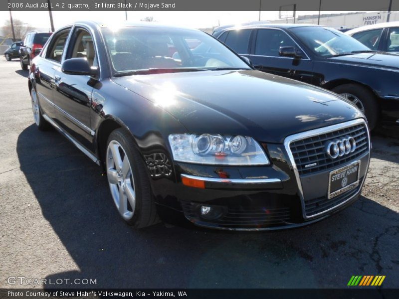 Brilliant Black / Mojave Sand 2006 Audi A8 L 4.2 quattro