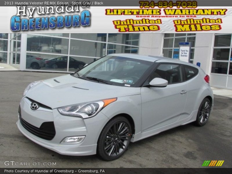 Sprint Gray / Black 2013 Hyundai Veloster RE:MIX Edition