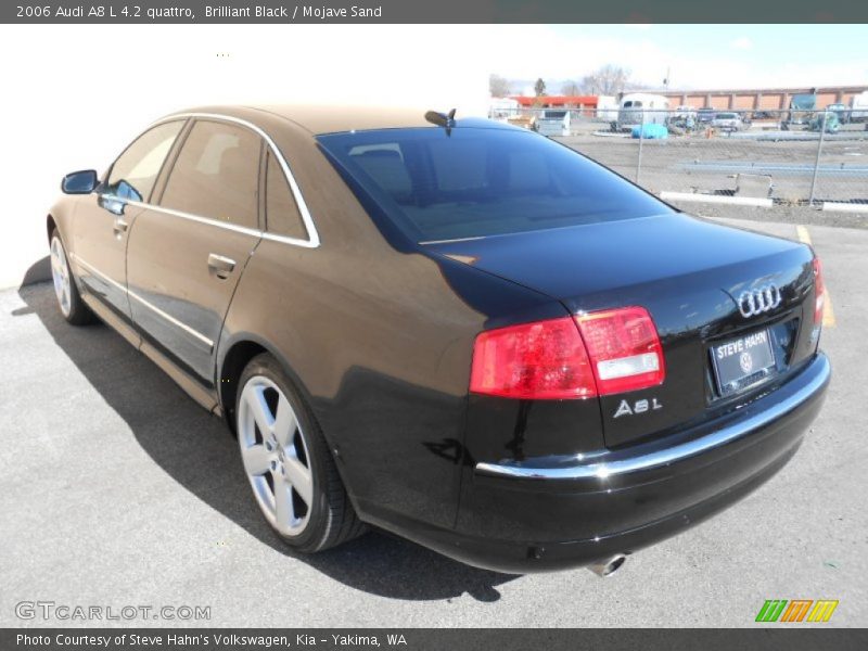 Brilliant Black / Mojave Sand 2006 Audi A8 L 4.2 quattro