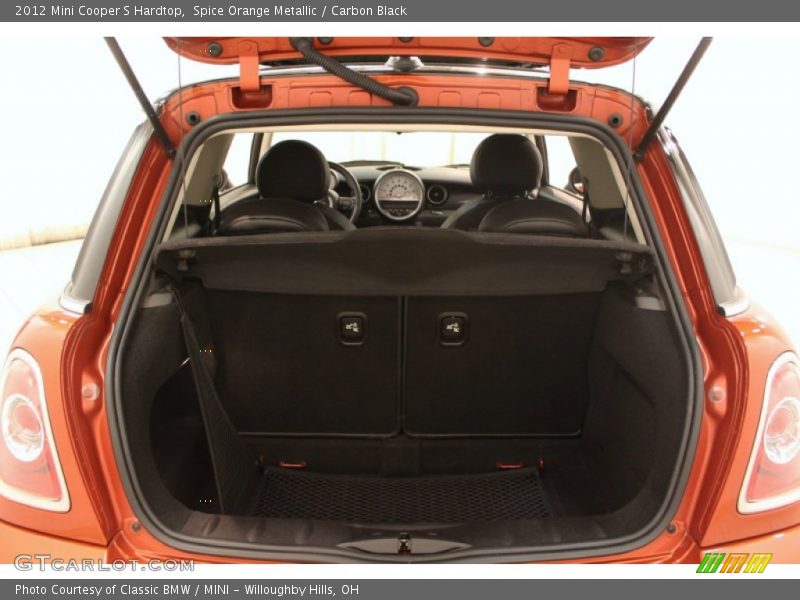  2012 Cooper S Hardtop Trunk