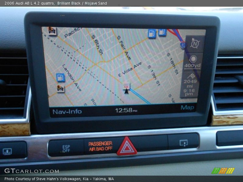Navigation of 2006 A8 L 4.2 quattro