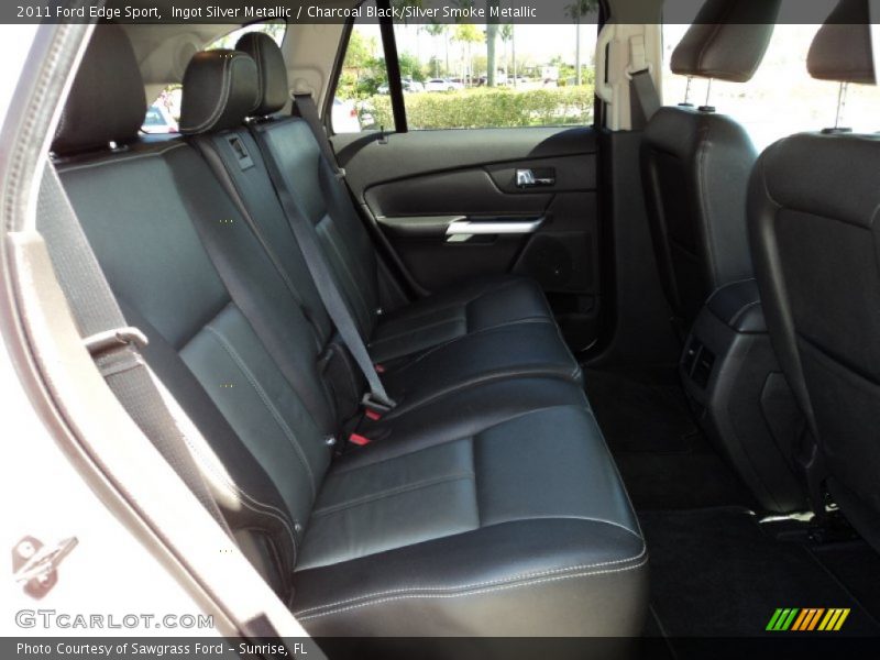 Ingot Silver Metallic / Charcoal Black/Silver Smoke Metallic 2011 Ford Edge Sport
