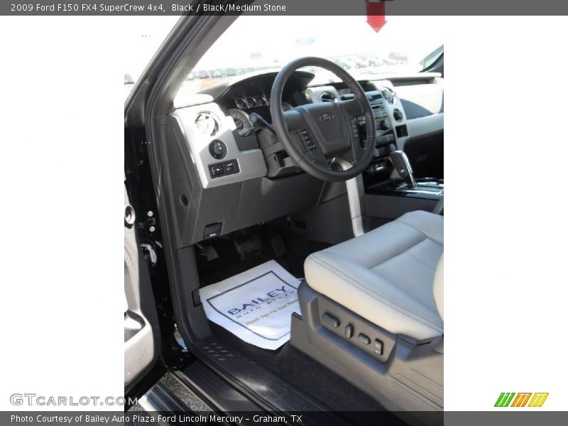 Black / Black/Medium Stone 2009 Ford F150 FX4 SuperCrew 4x4