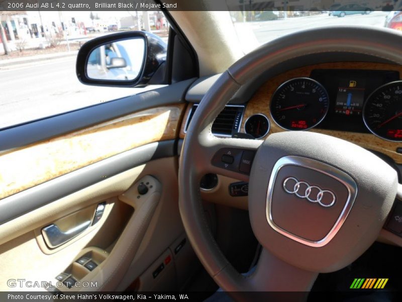 Brilliant Black / Mojave Sand 2006 Audi A8 L 4.2 quattro