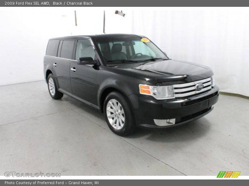 Black / Charcoal Black 2009 Ford Flex SEL AWD
