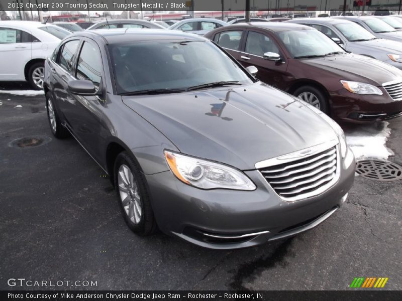 Tungsten Metallic / Black 2013 Chrysler 200 Touring Sedan