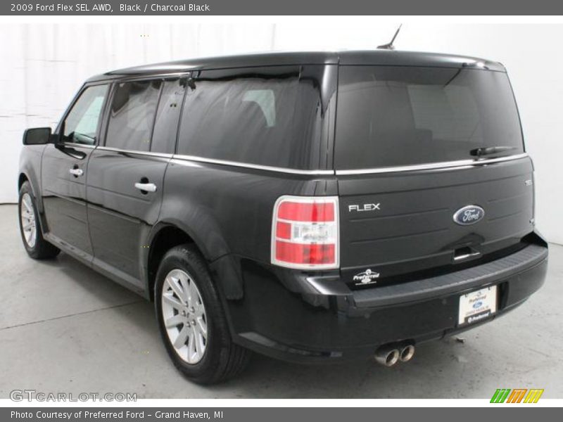 Black / Charcoal Black 2009 Ford Flex SEL AWD