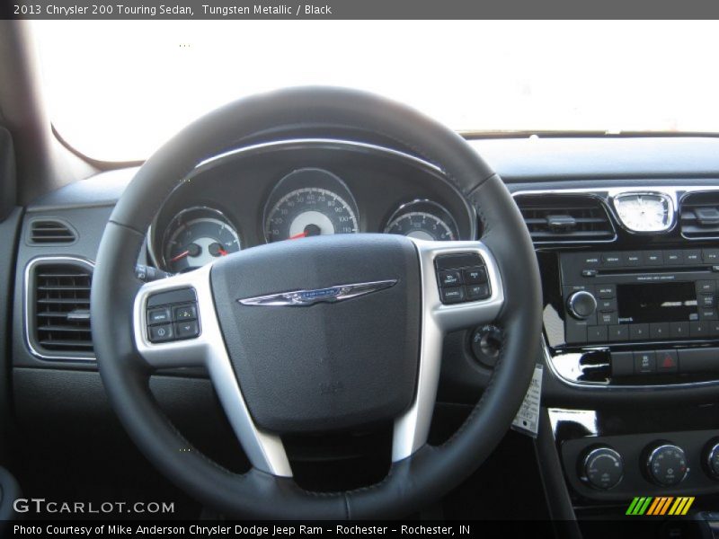 Tungsten Metallic / Black 2013 Chrysler 200 Touring Sedan