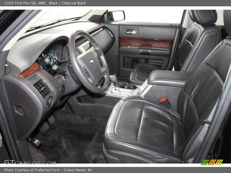  2009 Flex SEL AWD Charcoal Black Interior