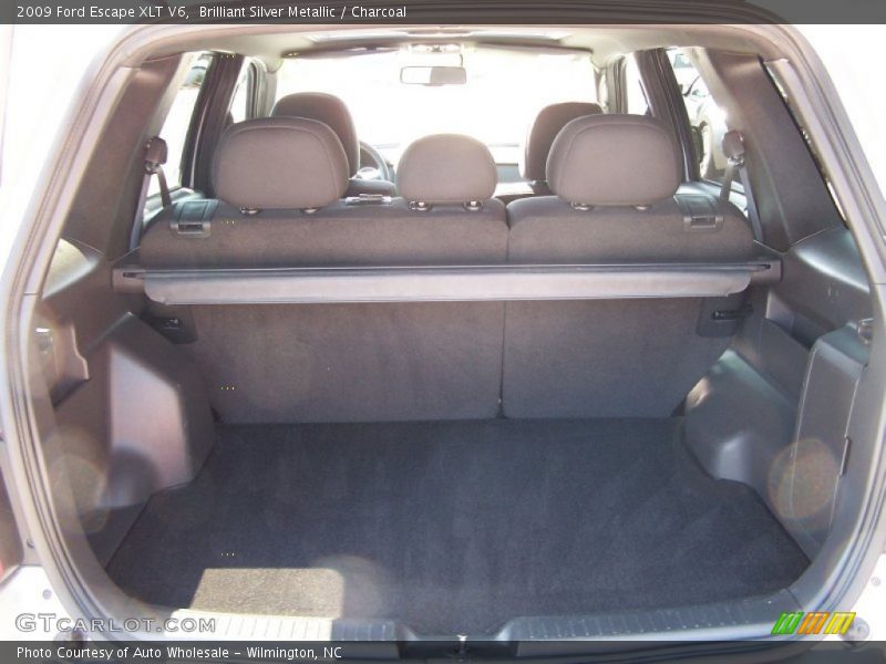 Brilliant Silver Metallic / Charcoal 2009 Ford Escape XLT V6