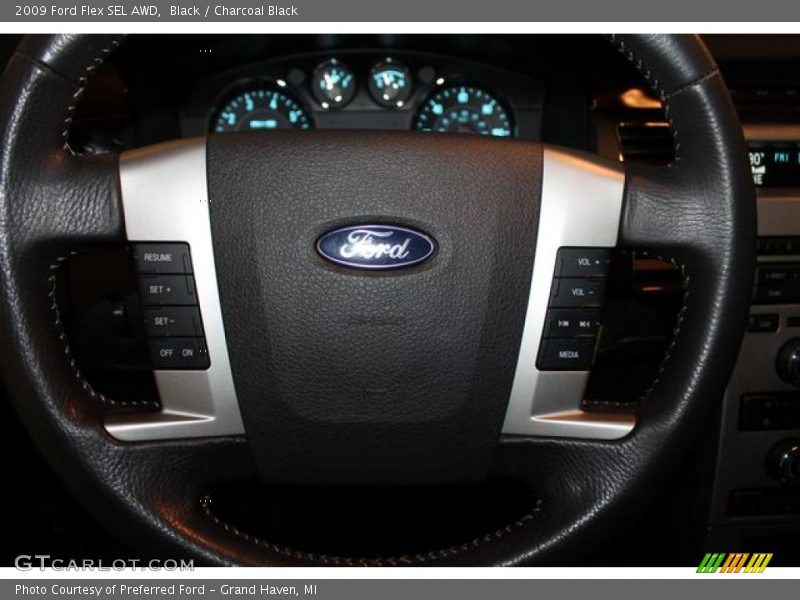 Black / Charcoal Black 2009 Ford Flex SEL AWD