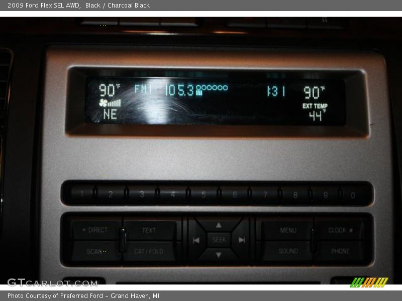Black / Charcoal Black 2009 Ford Flex SEL AWD