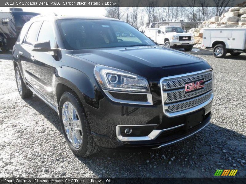 Carbon Black Metallic / Ebony 2013 GMC Acadia Denali AWD