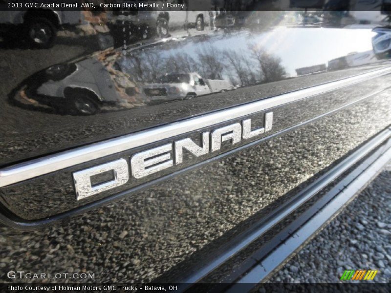 Carbon Black Metallic / Ebony 2013 GMC Acadia Denali AWD