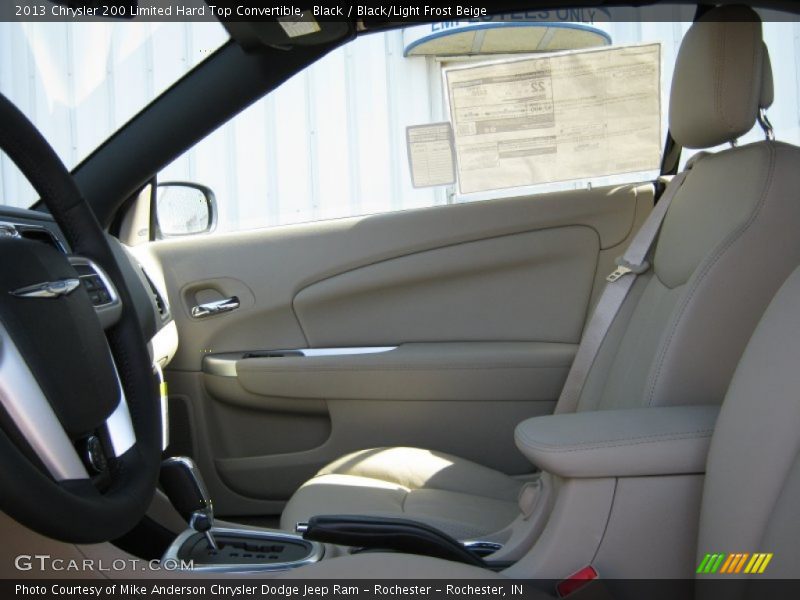 Black / Black/Light Frost Beige 2013 Chrysler 200 Limited Hard Top Convertible