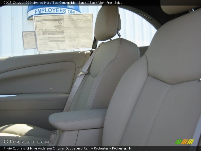 Black / Black/Light Frost Beige 2013 Chrysler 200 Limited Hard Top Convertible