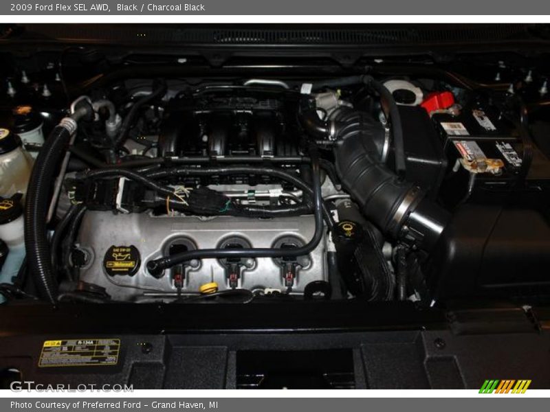 Black / Charcoal Black 2009 Ford Flex SEL AWD