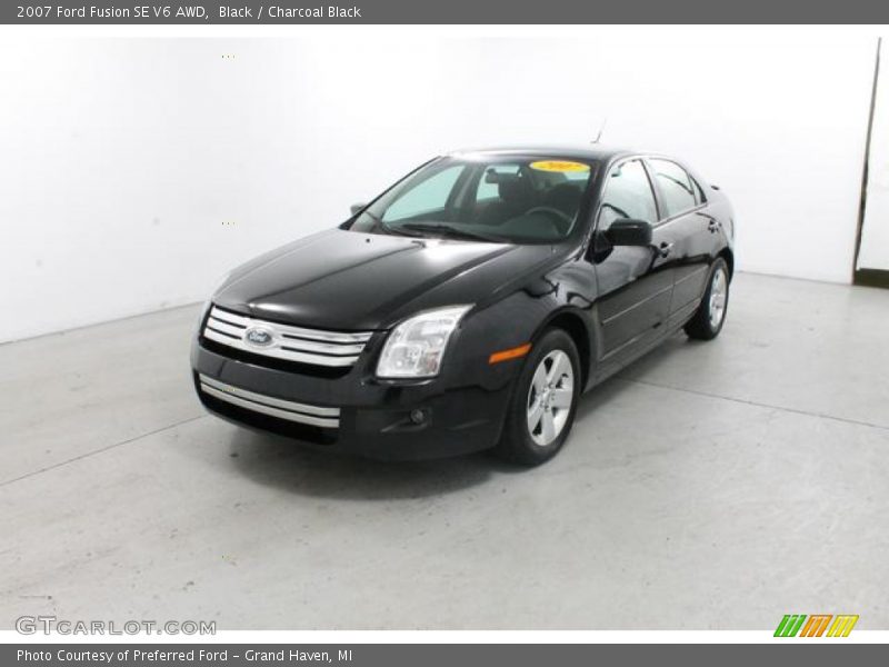 Black / Charcoal Black 2007 Ford Fusion SE V6 AWD