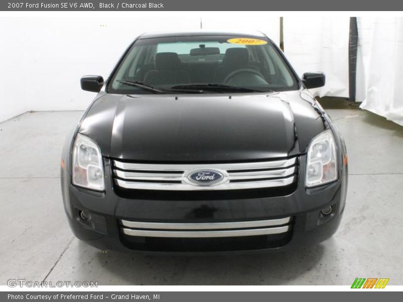 Black / Charcoal Black 2007 Ford Fusion SE V6 AWD
