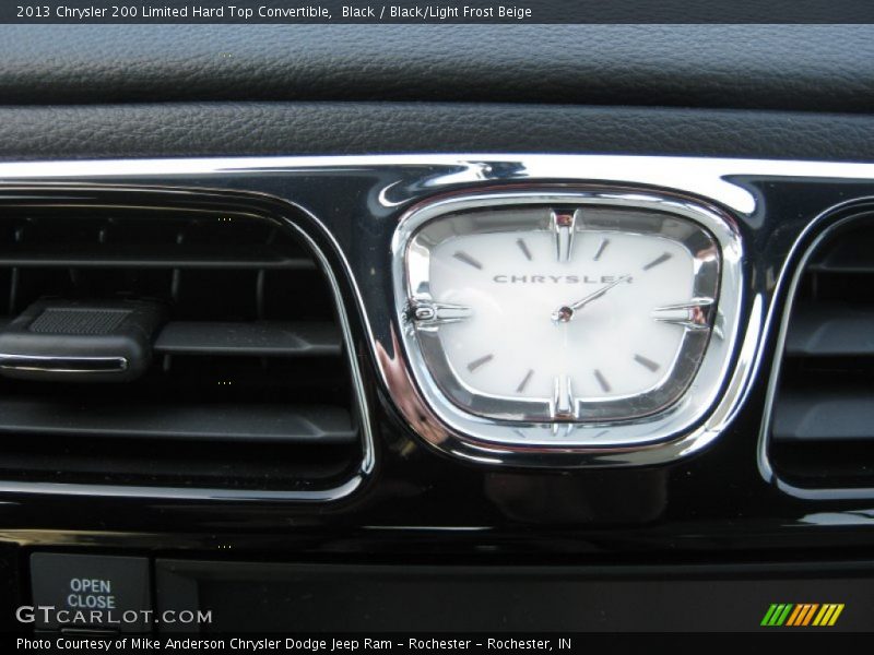 Black / Black/Light Frost Beige 2013 Chrysler 200 Limited Hard Top Convertible