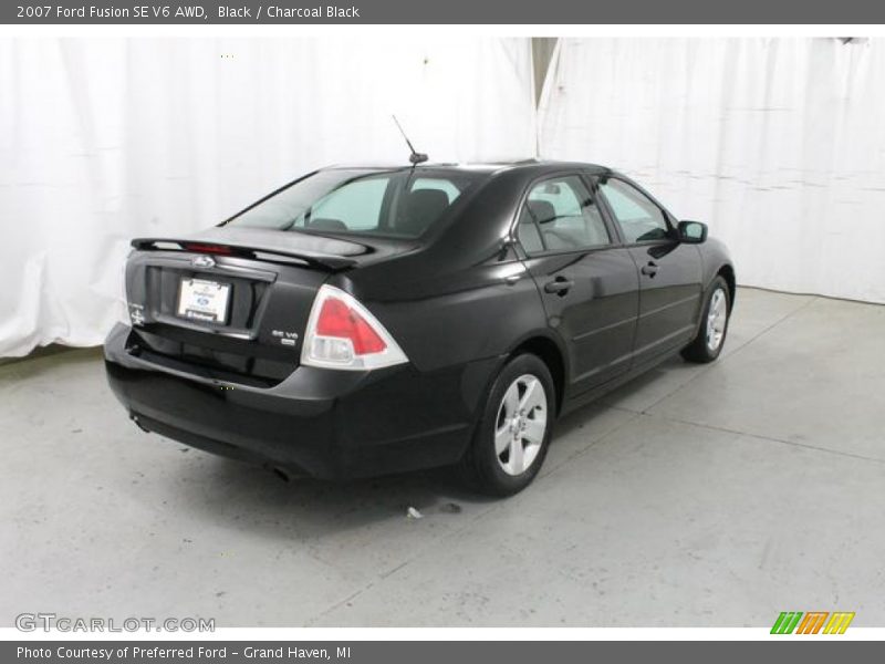 Black / Charcoal Black 2007 Ford Fusion SE V6 AWD
